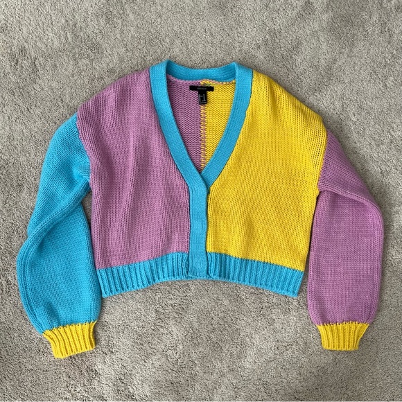 Color-block Cardigan - Picture 2 of 4